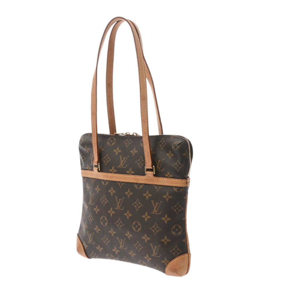 Louis Vuitton Canvas Bag Monogram Brown Cousin Shoulder